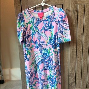 Lilly Pulitzer Pink and Blue Kids Casual Dress